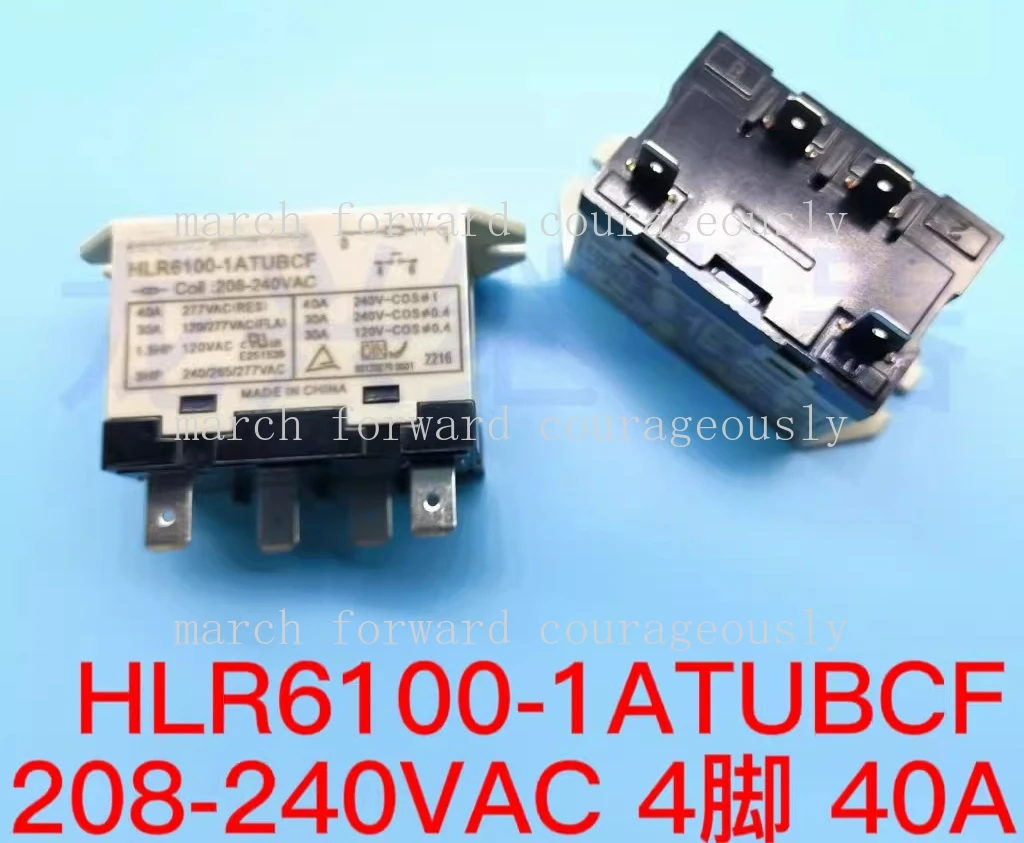 HLR6100-1ATUBCF - A new original for Hongli Relay set with 4 normally open contacts, 208-240VAC, 40A