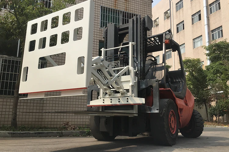 지게차 부착물 푸시 풀 지게차 푸셔 자재 취급용