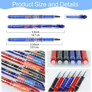Kawaii Erasable Gel pens, waterproof paint, stationery, writing school supplies, notebook, office, student, 0.35mm, 26 pc set Main Main Sales Smart Togger - №6