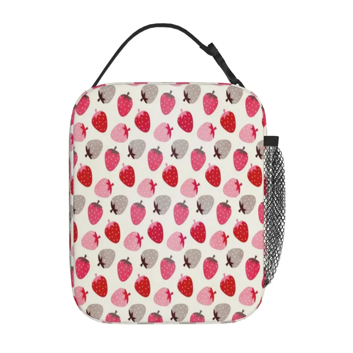 Hot Sale Strawberry Fields Slim Fit Lunch Carrier Road Trip Small Lunch Bag