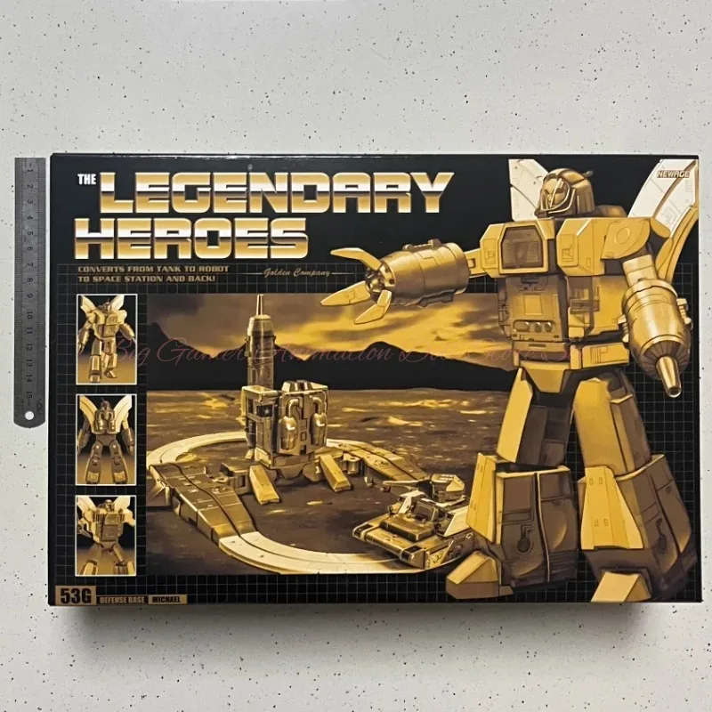 【Disponibile】Giocattolo trasformabile H53G Golden Power King Action Figure Model Toy