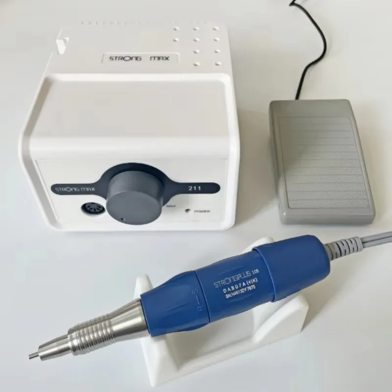 65W強力マックス211電動ネイルドリルマシン45K強力102Lマラソンハンドルプロフェッショナルネイルポリッシュサンダー機器セット