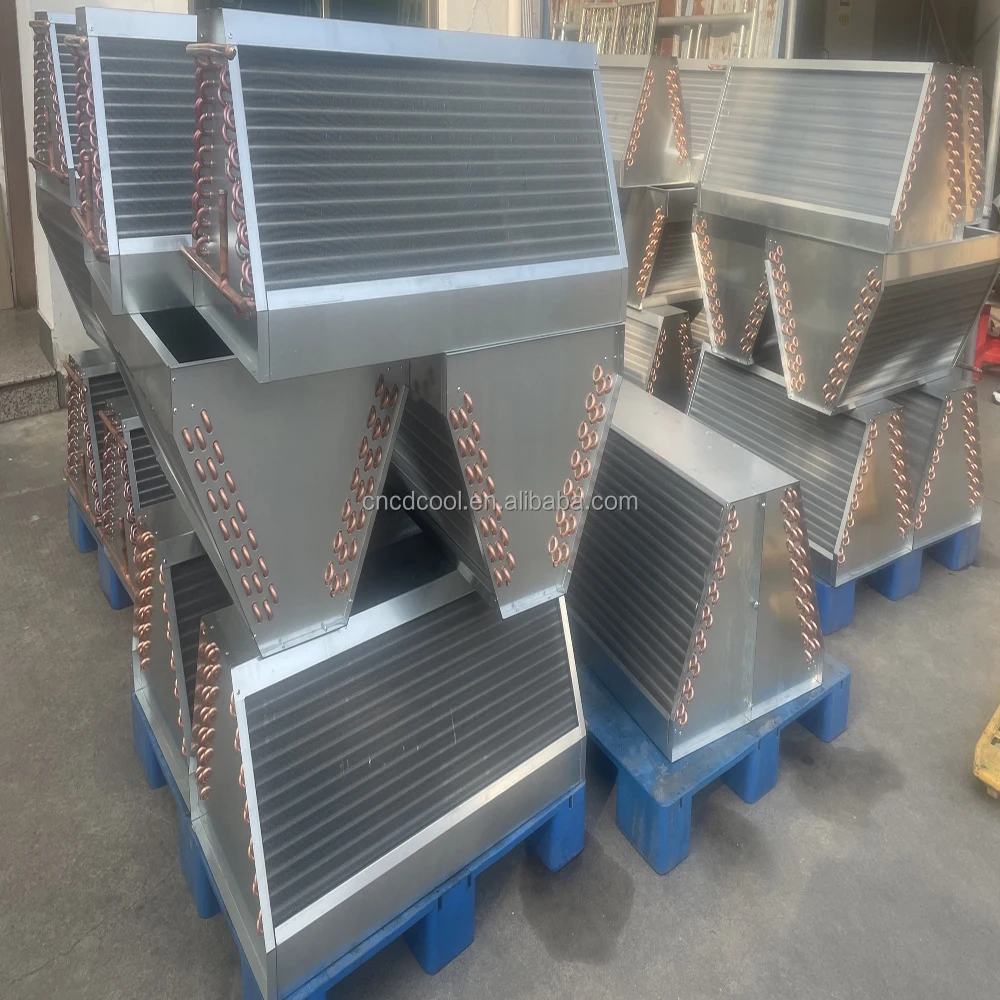 CHENDA Factory عالية الدقة V نوع مكثف تبريد الهواء سعر المصنع مبادل حراري فعال من حيث التكلفة #6