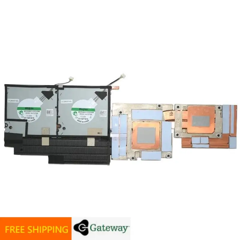 

AliExpress GATE 028WXW 0MFWHG 28WXW MFWHG New for Precision 7670 M7670 A5500 CPU GPU Cooler Heatsink Fan