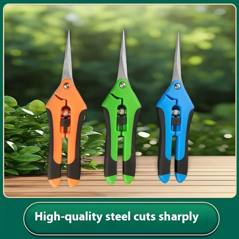 Garden Tools Secateurs Bonsai Shears Metal Gardening Scissor Pruning Tool Hand Cutter Fruit Picking Weed Household Potted 1PC