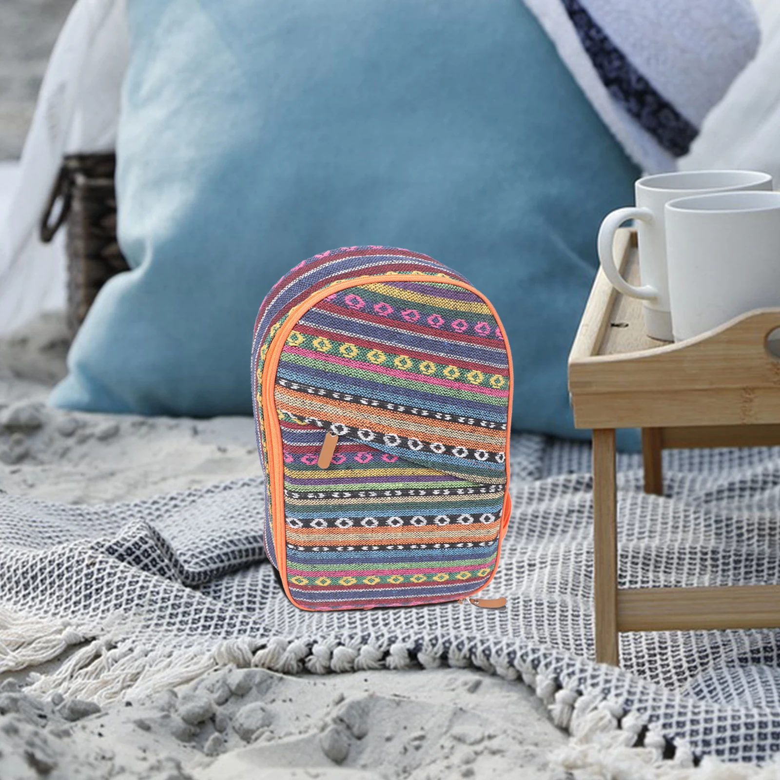 

Cookware Set Storage Bag Camping Tableware Bag Outdoor Kitchen Supplies Picnic Cutlery ganizer Portable Flatware Pouch