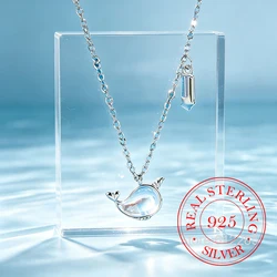 925 Sterling Silver Charm Necklaces & Pendants Choker Statement Necklace For Women Birthday Party Gift Jewelry
