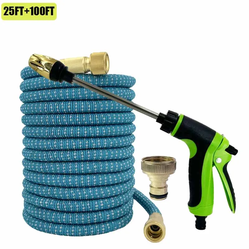 

Масштабируемый волшебный шланг высокого давления, многофункциональный пистолет-распылитель, прочный материал для домашнего полива сада и инструменты для чистки двора