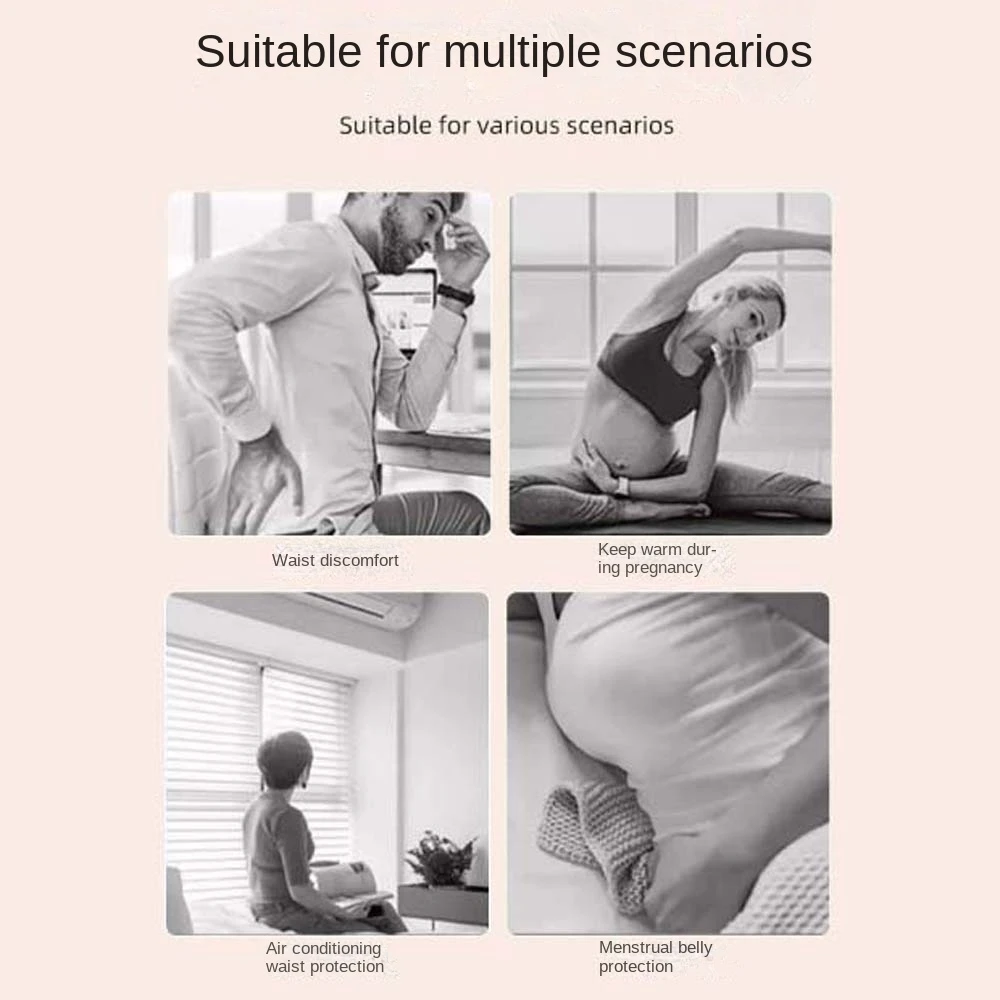 Cinturón de Soporte Lumbar Cálido de Imitación de Cachemira, Faja Lumbar de Piel Color Camel, Cinturones de Invierno de Piel para la Cintura