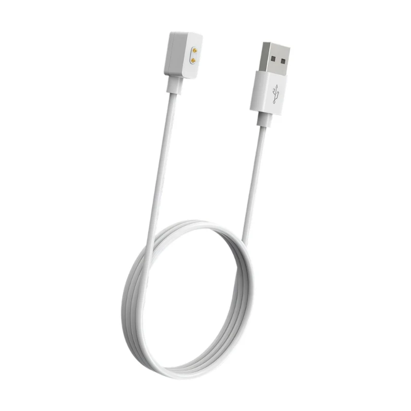 USB Watch Charging Cord for Watch 5 Active with 2 Pin Head for Bedside Office Car USB Daily Use Time