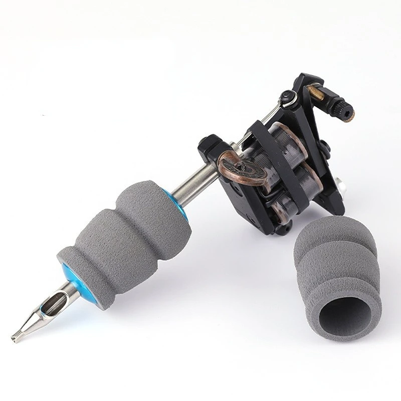 Tattoo Machine Universal Sponge Machine Handle Set with Two Sizes Available for Anti Slip and Easy To Handle Auxiliary Tattoo