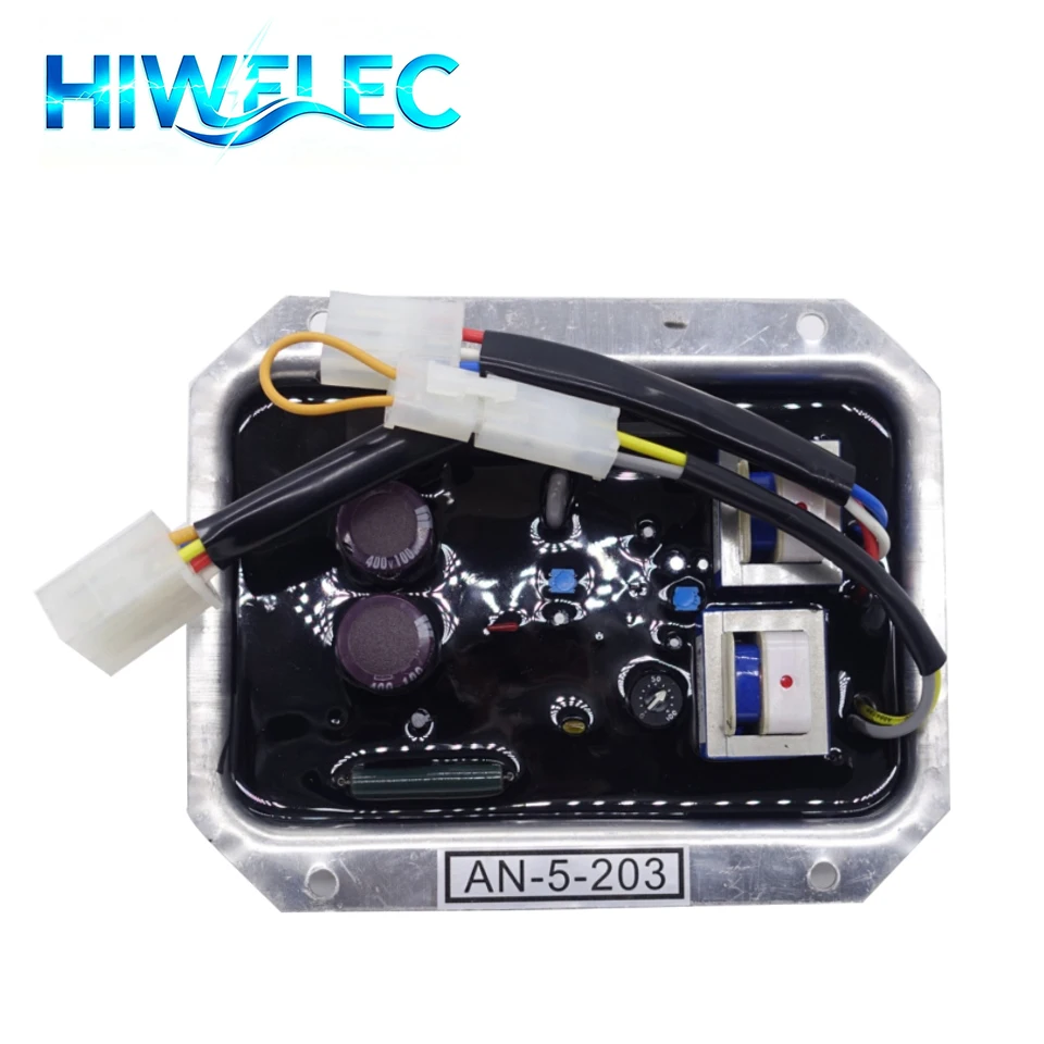 Generator Spare Parts Automatic Voltage Regulator Voltage Stabilizer AN-5-203 for Denyo Genset Compatible With Original