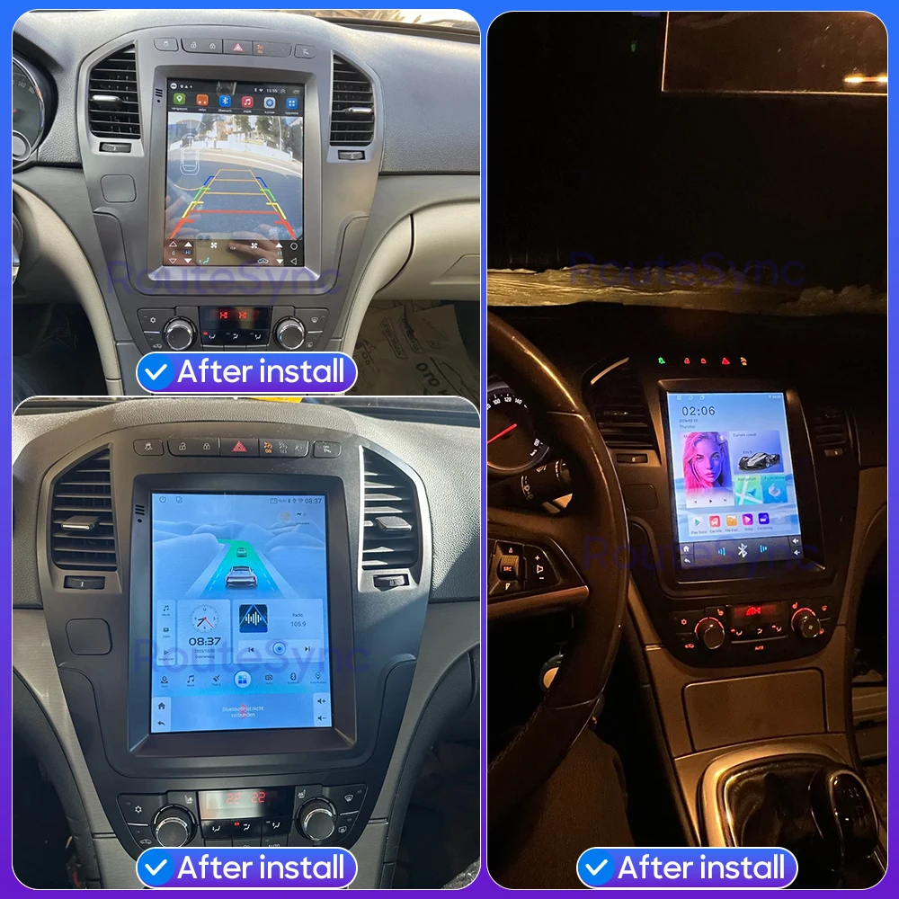 9.7 Inch Android Carplay 2DIN Car Radio Multimedia Video Player Navigation Head Unit for Opel Insignia Buick Regal 2009 - 2013 - view 3