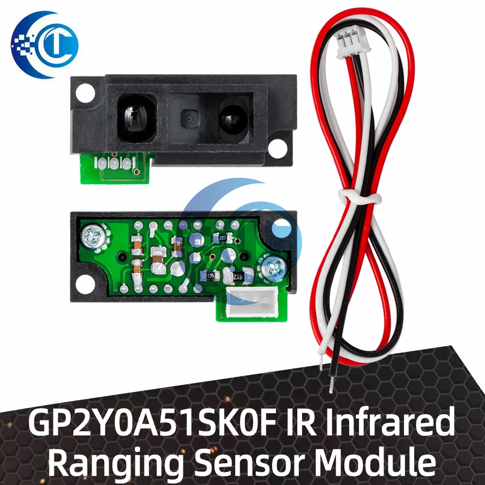 GP2Y0A51SK0F IR Infrared Ranging Sensor Module 2-15cm Distance Measuring High Precision 5V I2C IIC Output for Arduin