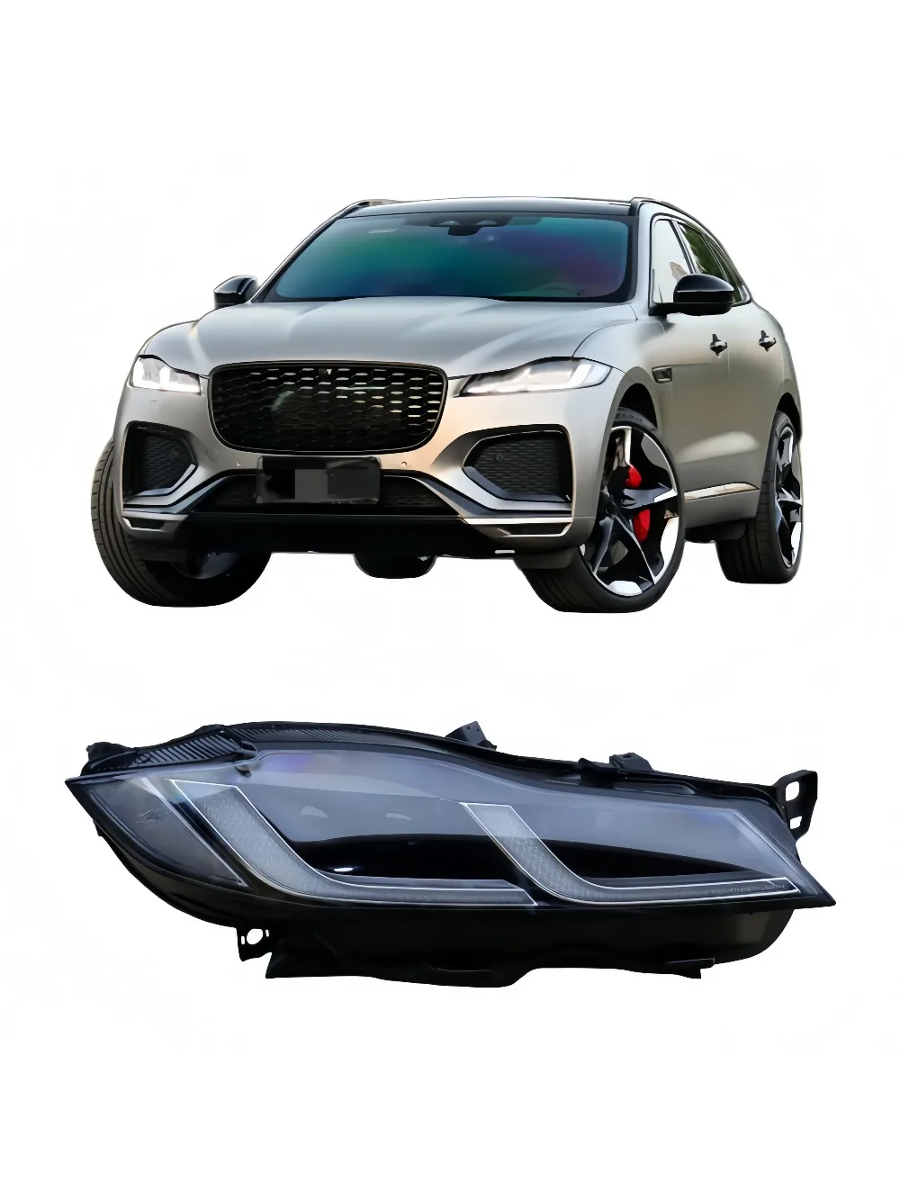 Suitable for the 2016-2025  XF Old Model Modification Upgrade New XF Four Eye ultra Bright  LED Headlight Assembly