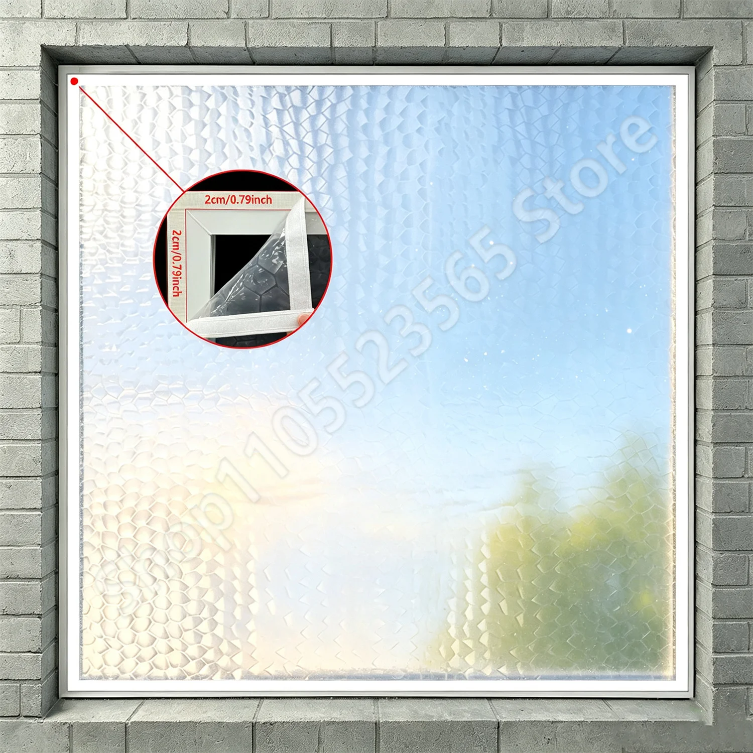 New style Winter Window Sealing Film Windproof Cold Insulation Antifreeze Plastic Cloth Household Wind Block Window Curtain