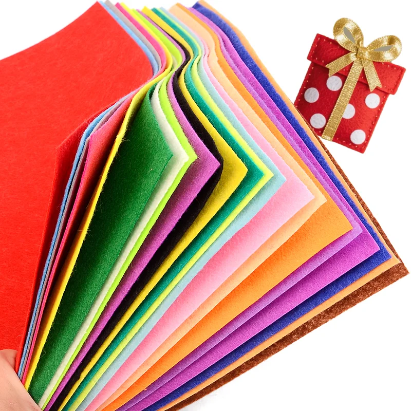 20X30Cm Felt Fabric, Colorful Felt Material, Embroidered Felt Fabric, Sewing and Patchwork, Can Be Used for DIY Sewing, Cutting and Patching, Embroidery, Home Decoration, Handicrafts, and Christmas