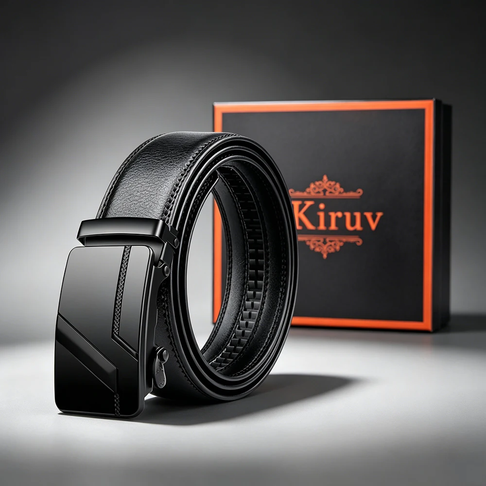 2pcs Fashion Retro Belt Gift Box Set High Quality Men's Business Casual Belt Trendy Men's Birthday Holiday Gift Wholesale