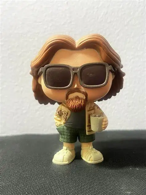 FUNKO POP Movies BIG LEBOWSKI Green Toes The Dude 81 # دوني 83 # يسوع 85 # ألعاب نموذجية قابلة للجمع من الفينيل PVC #2