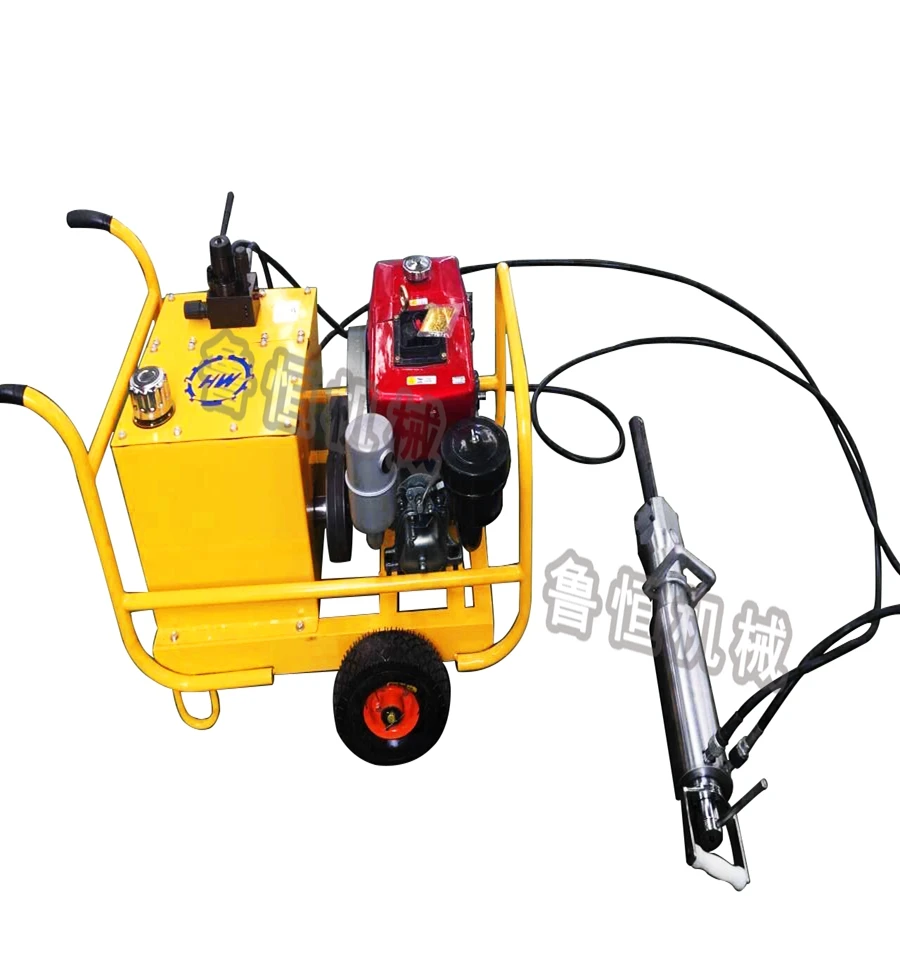 Quarry Stone  diesel Powered Hydraulic Splitter Machine for Cracking Rock