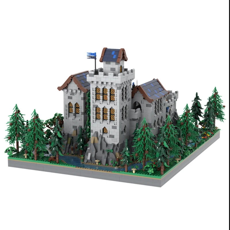 Exquisite New Product MOC Building Blocks Medieval Architecture Model Castle Technology Modular Children's Toy Gift DIY Set