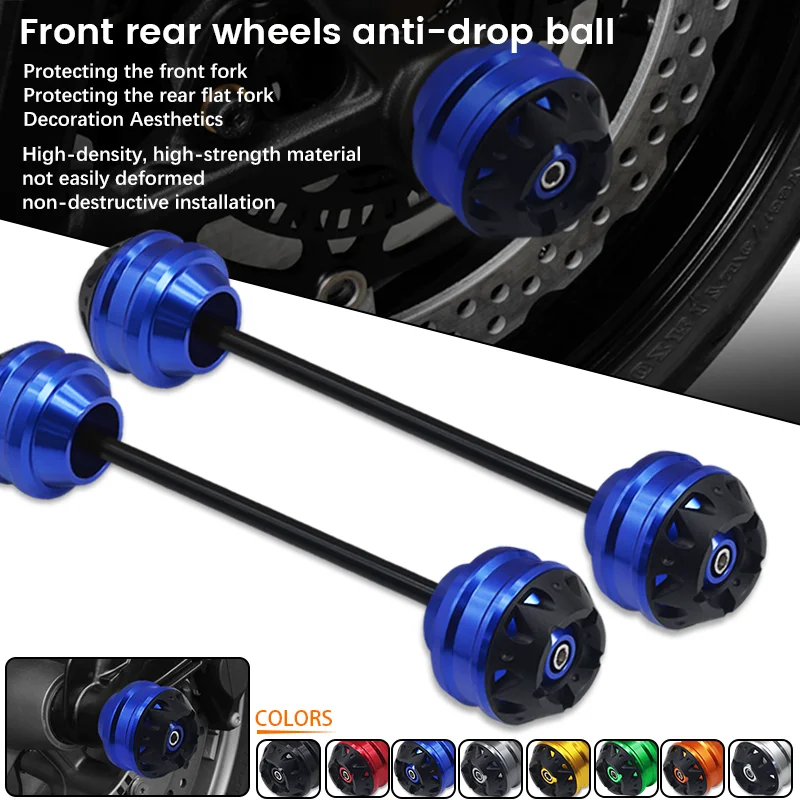 

NEW 2024 Motorcycle Front Axle Fork Crash Slider Wheel Protector For CB650F CB650R CBR650F CBR 650F CB650 R/F CB 650R 2023 2024