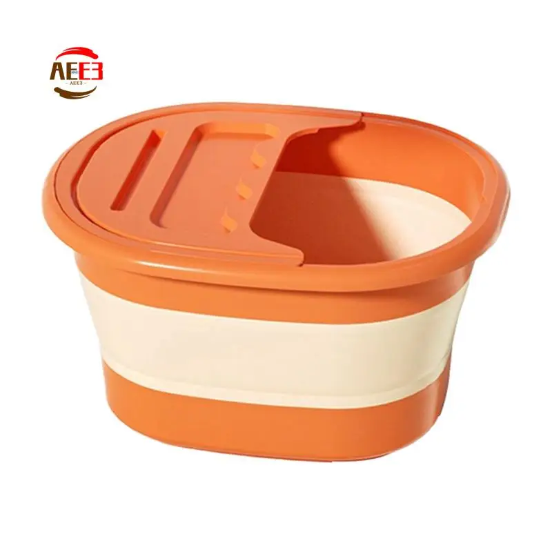 

AEE3-Складная ванна для замачивания ног, ванна для ног с массажером для ног для помощи во время сна, спа для ног, ванна для замачивания ног успокаивает