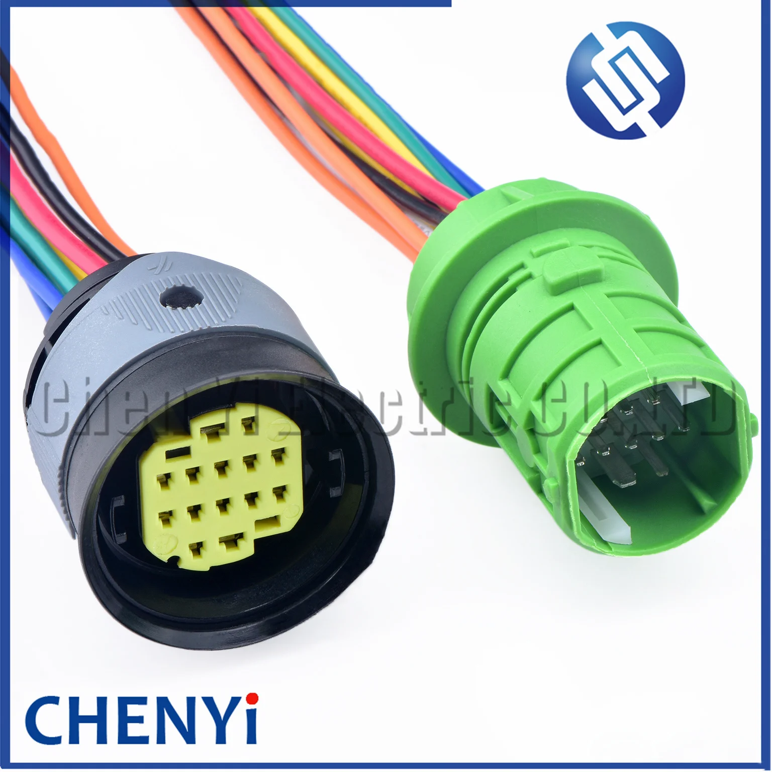 Conector automotivo à prova d'água de 14 pinos, chicote de fios do farol, tomada 10847366   DTBFHPE14BKSV Para Fiat Ducato Maserati Sicma
