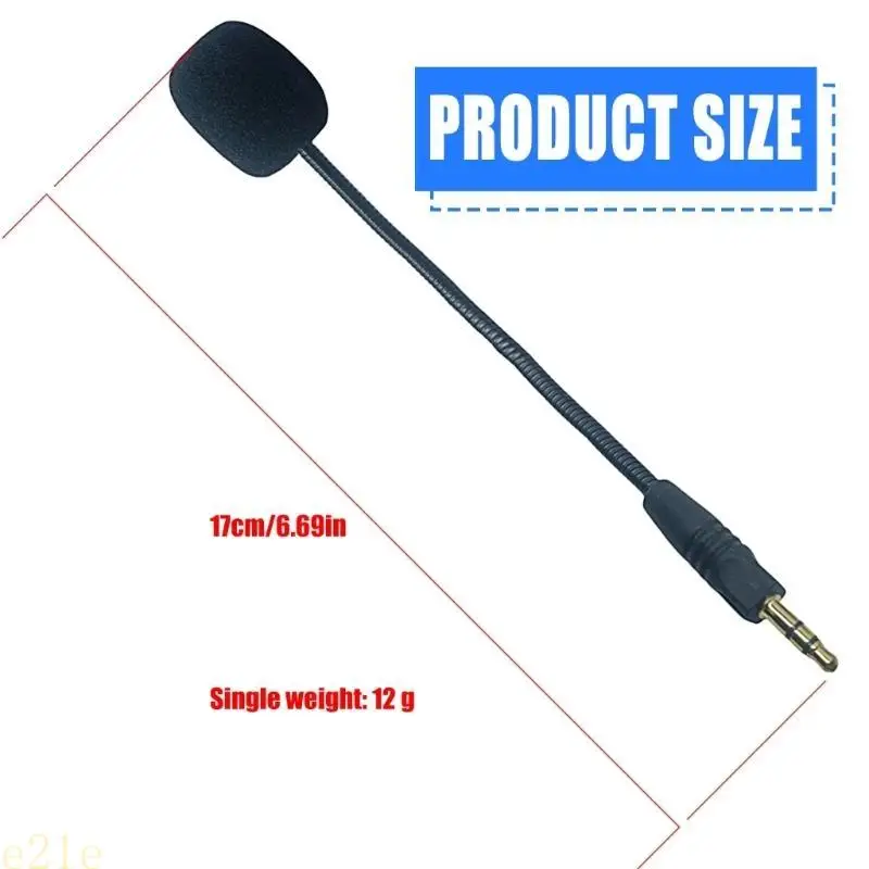 

E21E Gaming Headsets Mic Replacement High Sensitivity for Repairment