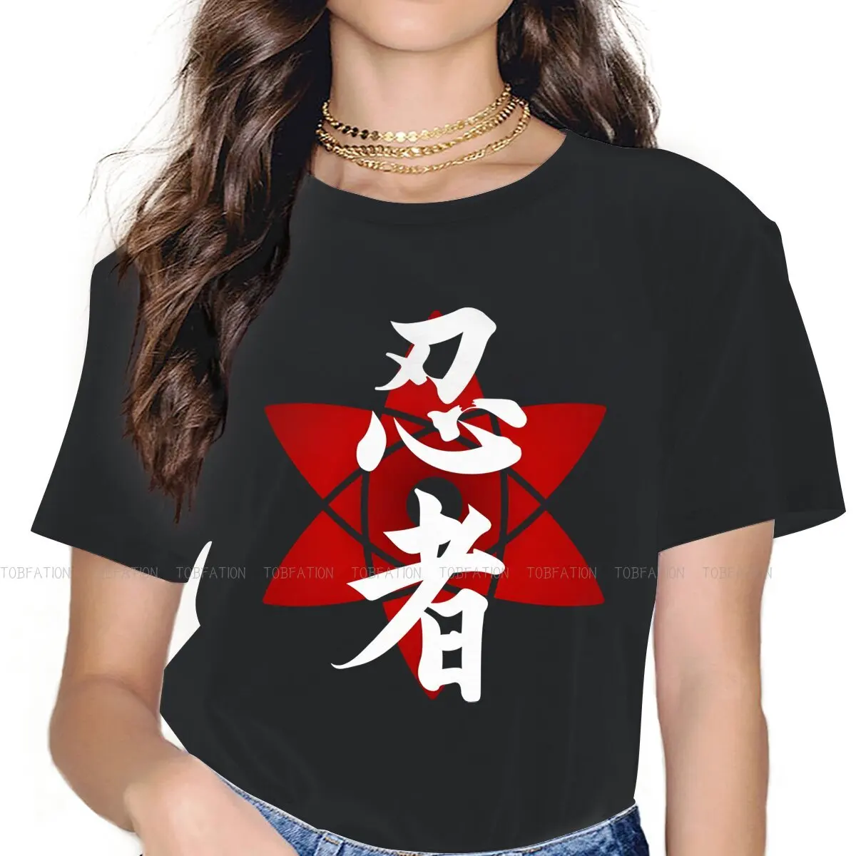 Ninja Ninjutsu Ronde Hals T-Shirt Met Klassieke Print Hipster