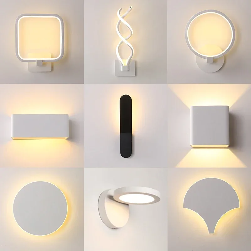 

Nordic bedroom bedside wall lamp kinkiety na ścianę luz led wall light indoor מנורת קיר лампа бра светильник на стену 벽조명