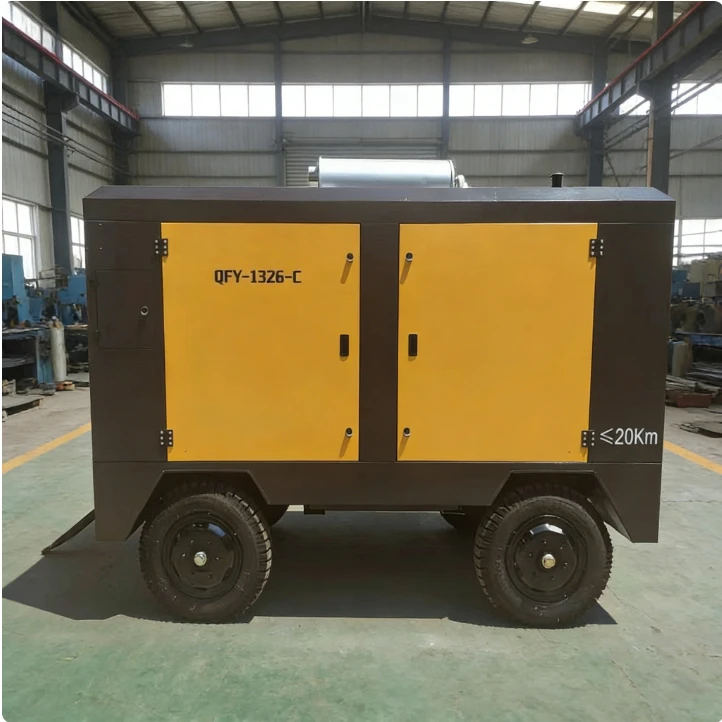 Heavy Duty Air Compressor Rotary Screw Diesel Machine 18 Bar 18m3/min Silent Industrial Pump 500L Electric 157kW Power Systems