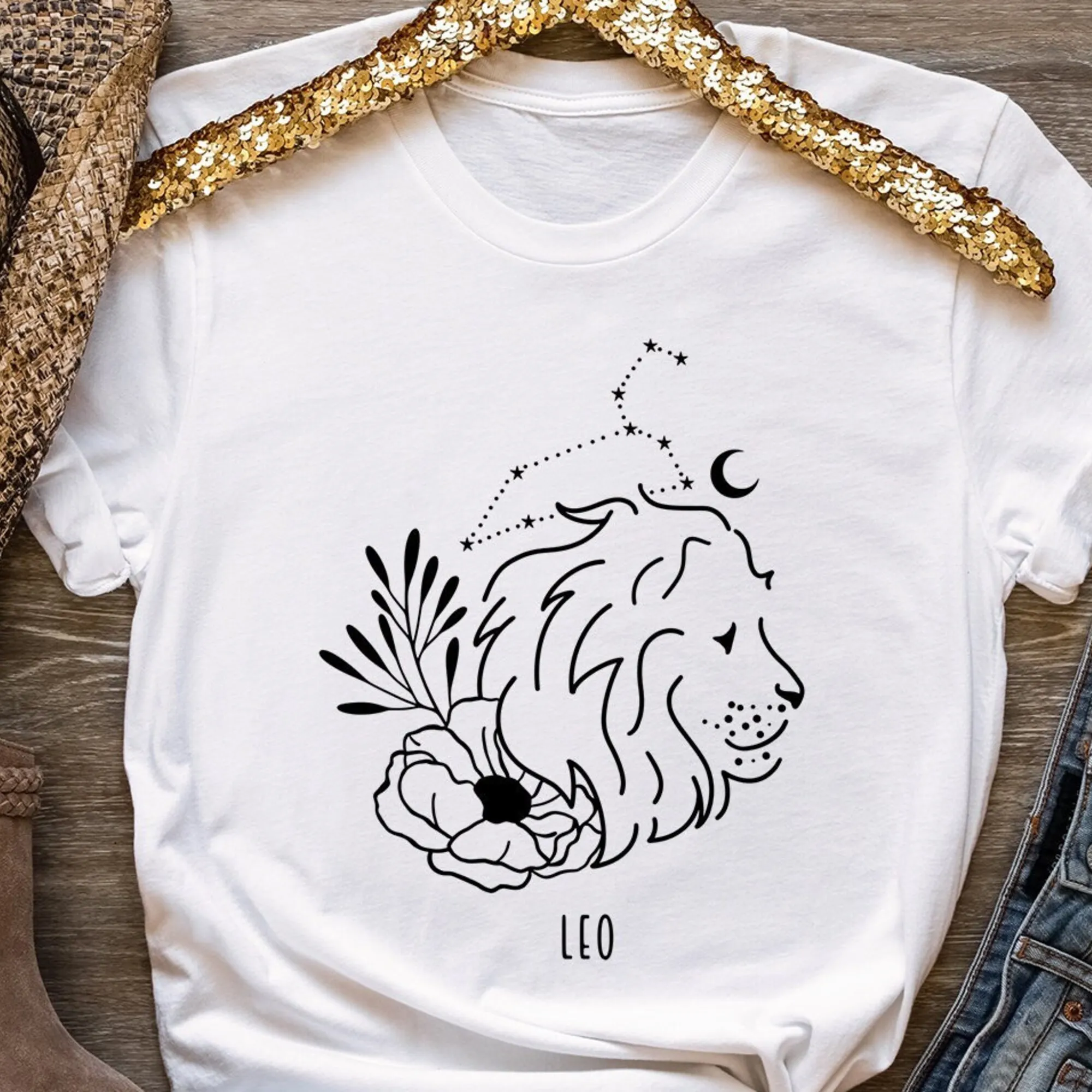 Leo T Shirt Zodiac Astrology S For Birthday Women Girl Sign