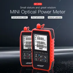 Noyafa NF-908 Mini Fiber Optical Power Meter FC SC ST -60~+8dbm Visual Fault Locator Network Cable Test Fiber Optic Fault Tester