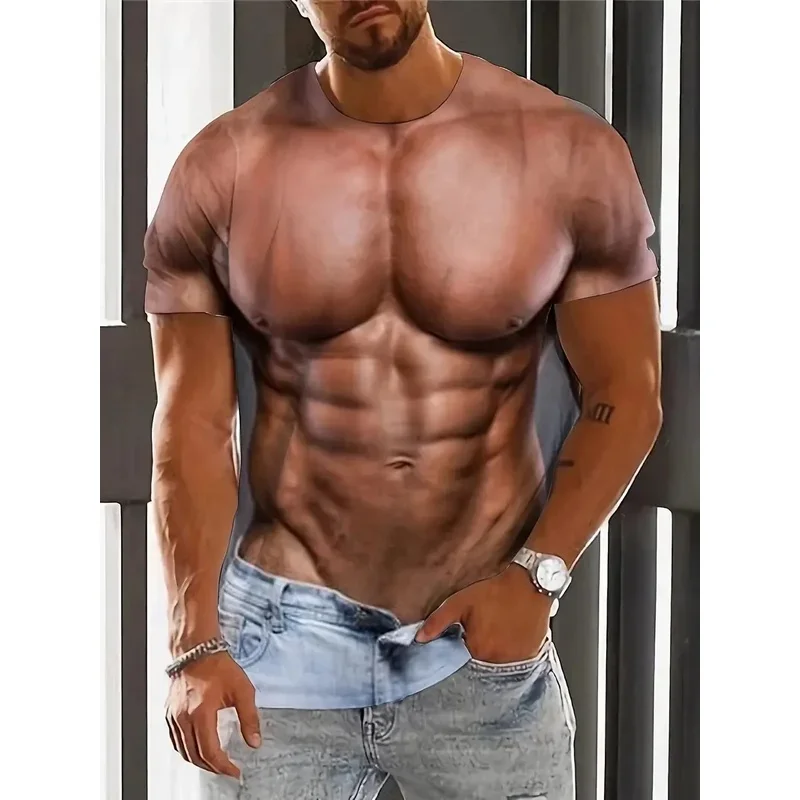 Summer T-shirt for Men, Casual, Modern and Original, with Round Neck and Short Sleeves