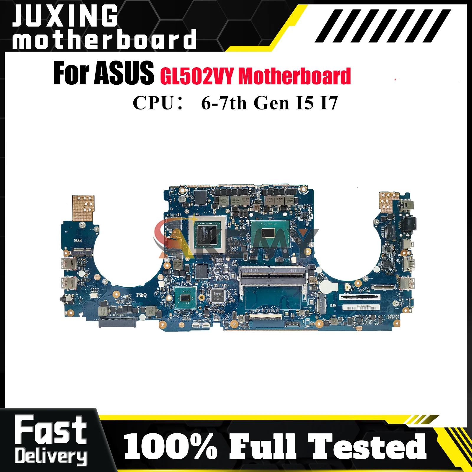 

GL502VY Laptop Motherboard For ASUS ROG Strix GL502VMK GL502VM GL502V Notebook Mainboard With I5 I7 CPU 100% tests OK fast ship