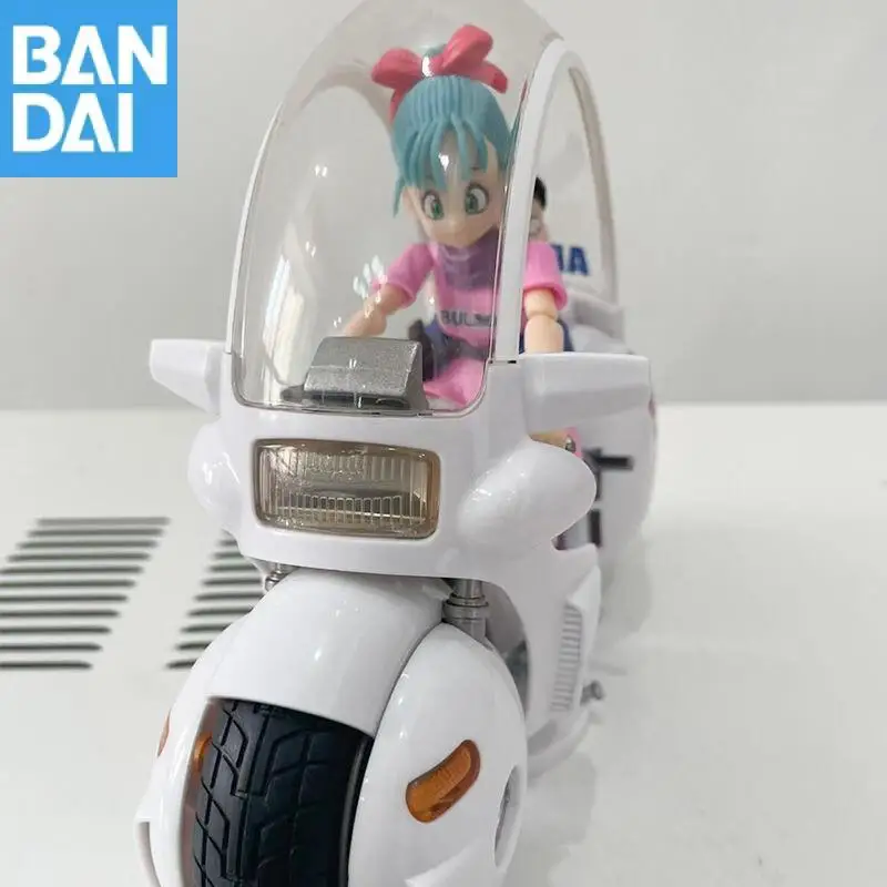 Bandai S.h.figuarts Dragon Ball Son Goku Bulma motocicleta Holpoi cápsula No.9 17,5 Cm figura de acción modelo coleccionista juguete para regalo