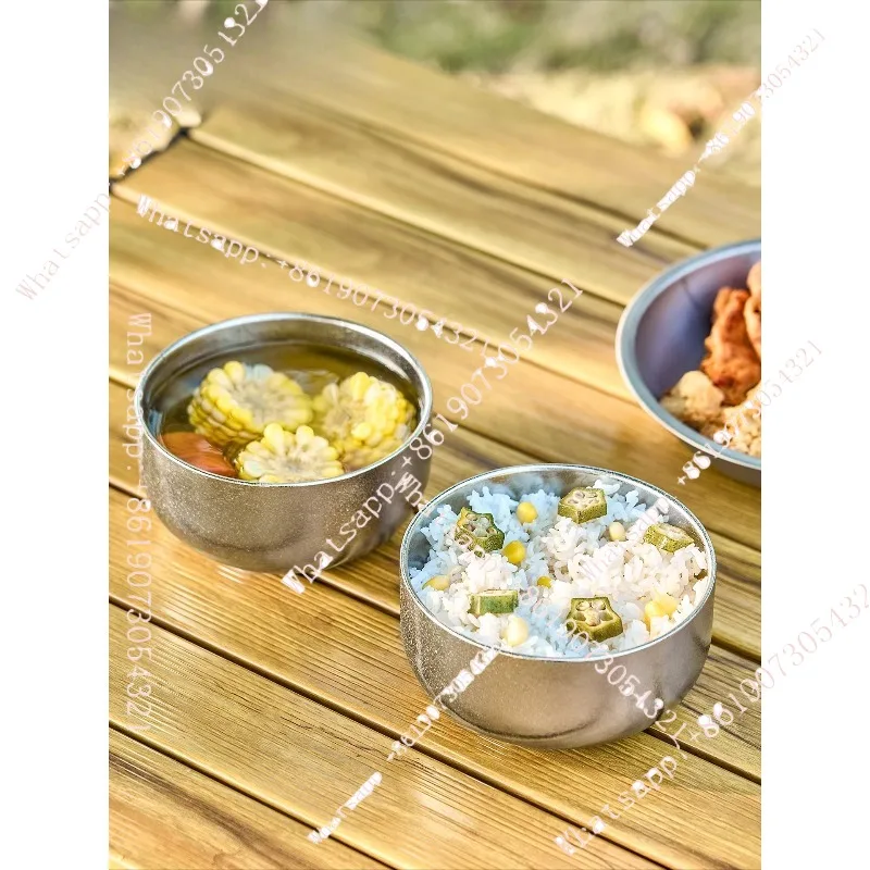 

Double-layer bowl drop-resistant, convenient, high-end sense of household anti-scalding rice bowl Chinese crystallization