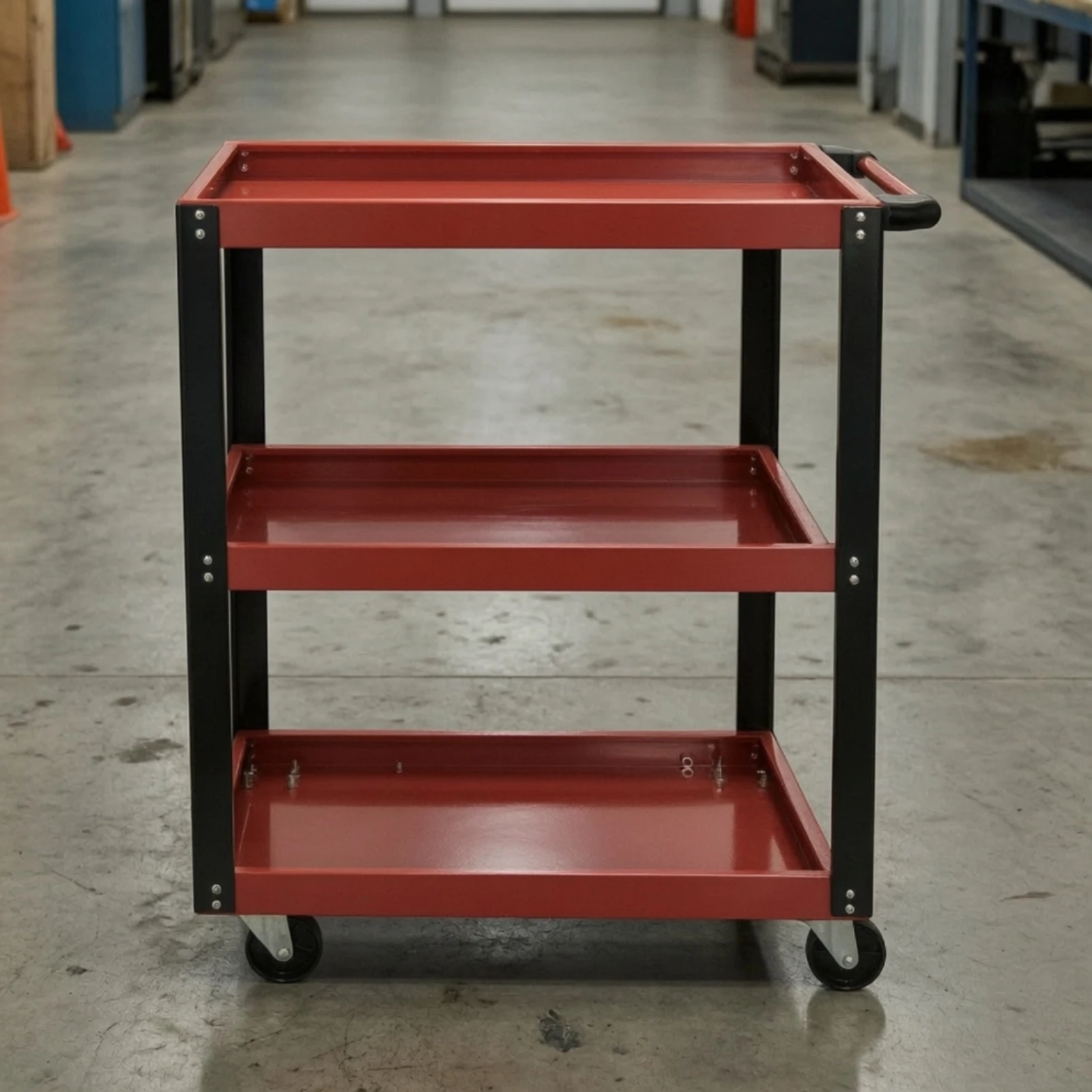 Rolling Tool Cart Portable Mobile Storage Cart Multipurpose Long-Lasting for Mechanics, Garage, Workshop
