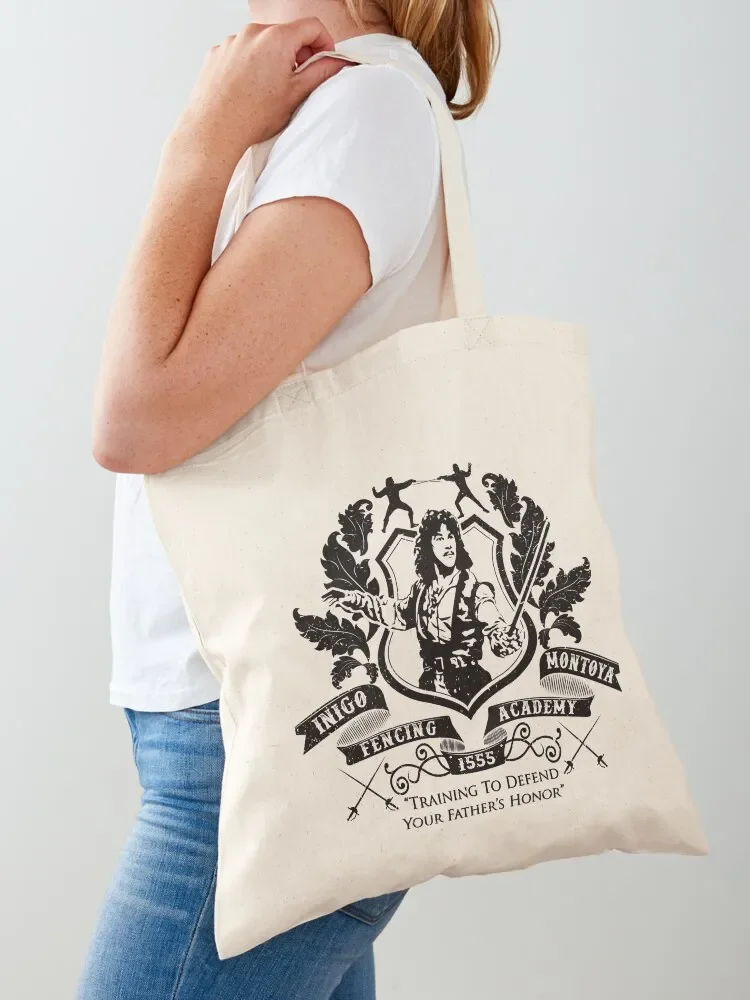 Inigo Montoya Fencing Academy Tote Bag sacola grande sacola para presente Bolsa