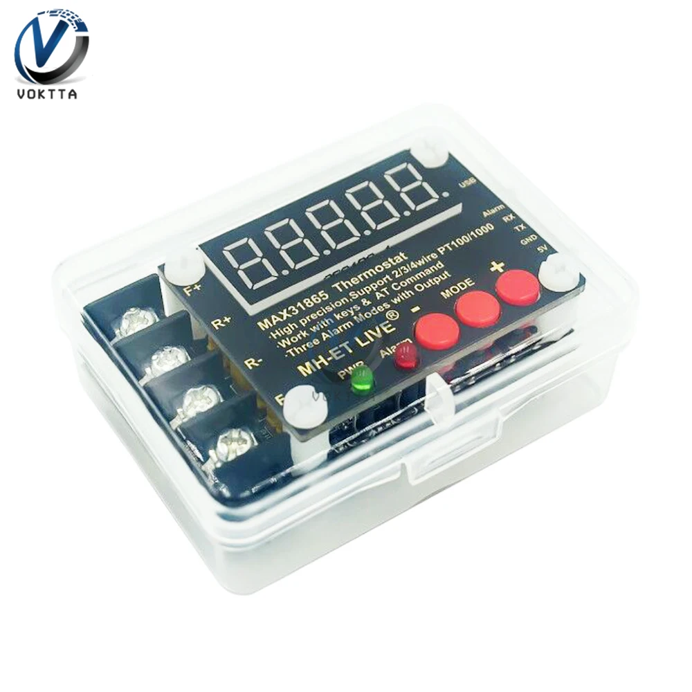 DC3.3-5V Electronic Temperature Controller High Precision Isolated Temperature Collector Module -200℃-650℃ Adjustable Thermostat
