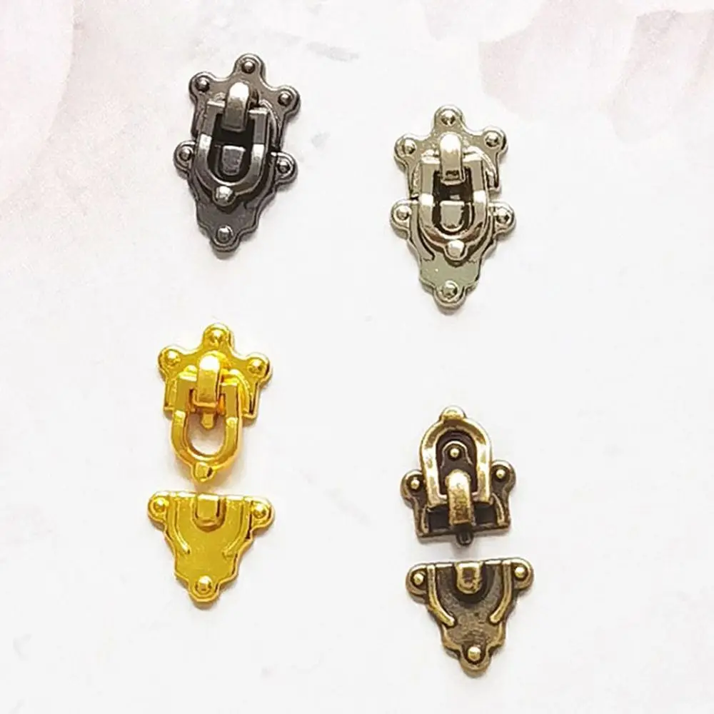 5pcs New Mini Metal Crafts Lock 4 Colors DIY Manual Box Accessories Accessories