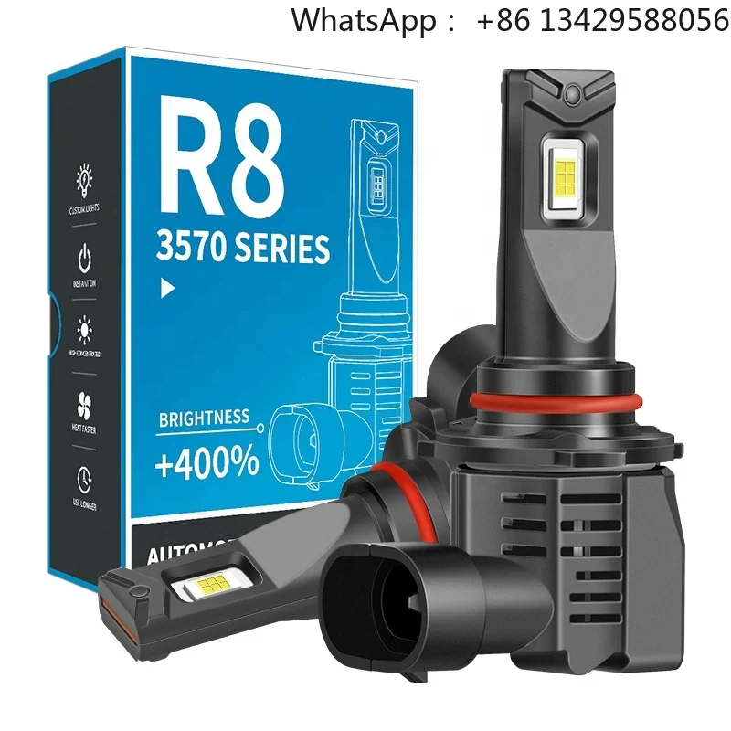 

Super Bright R8 Pro Led Fog Light Headlight Bulb H1 H3 H7 H11 H13 9005 9006 H8 9012 H4 Halogen Bulb Led Canbus Led Car Light