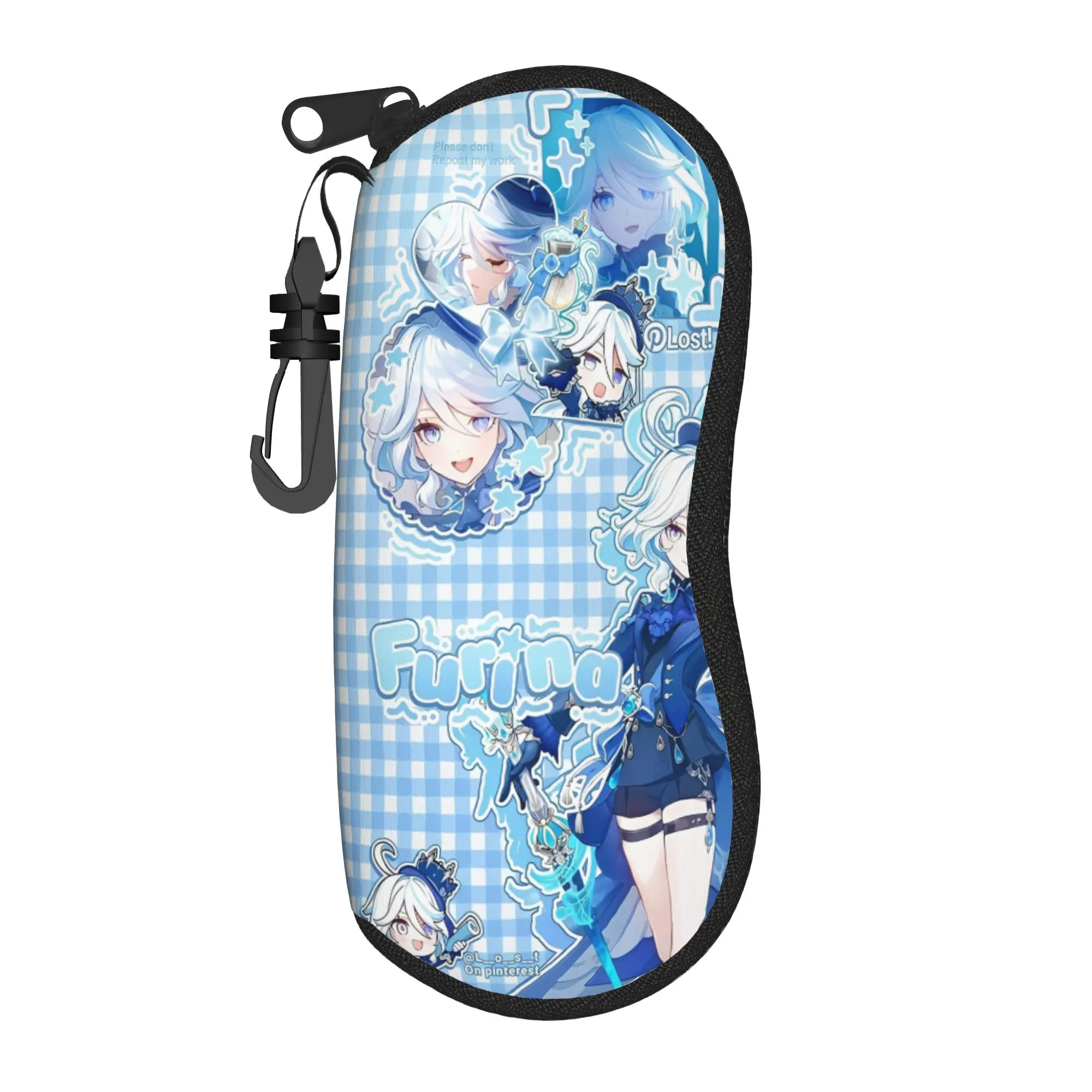 genshin impact game Merch Glasses Case for Women New Accessories  Eyeglasses Protector Protector Sunglasses Box