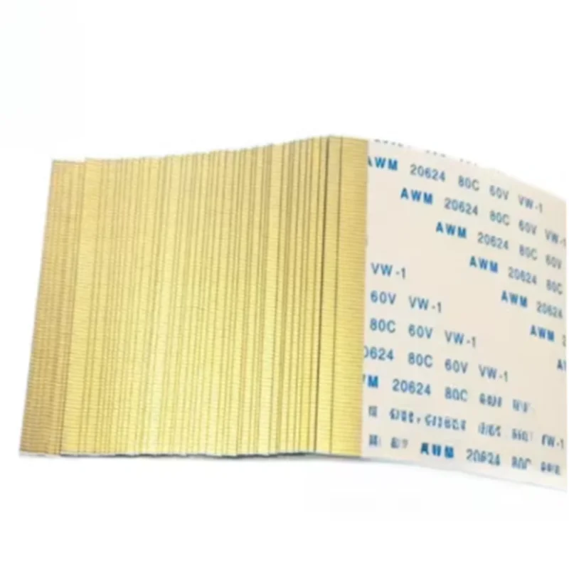 5pcs Gold-Plated FFC FPC Flat Flexible Cable AWM 20706 105C 60V VW-1 0.5MM Pitch 4P/6/8/10/12/14/16/20/22/30/40/50/60/68/80 Pin