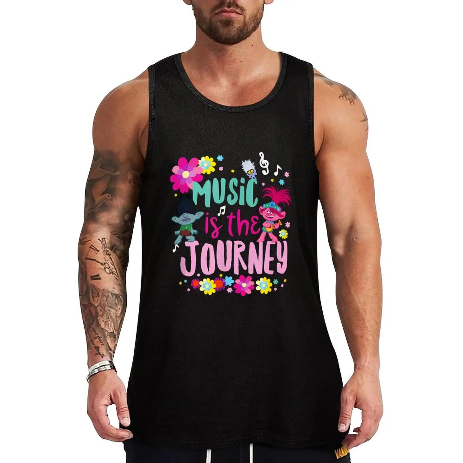 Trolls world tour quotes Tank Top Basic Undershirt Tank Top Casual Lightweight Shirt