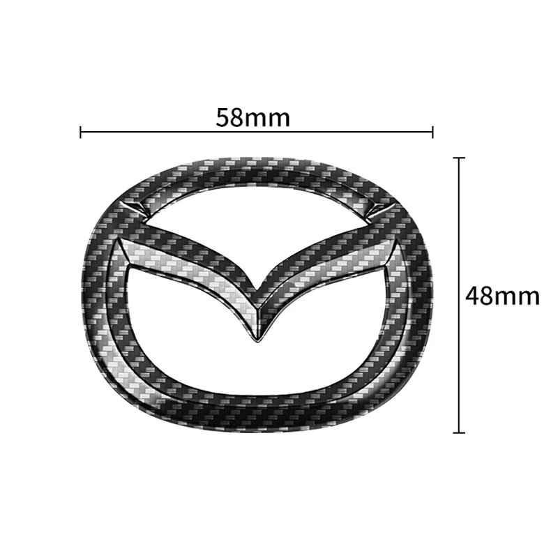 For Mazda CX4 CX5 3 Axela 6 Atenza Car Styling ABS Car Steering Wheel Center Sticker Emblem Badge Decal Decoration Accessories