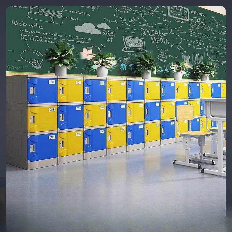 ABS plastic schoolbag cabinet, elementary school students, classroom, class storage cabinet, locker, waterproof and moisture-pro