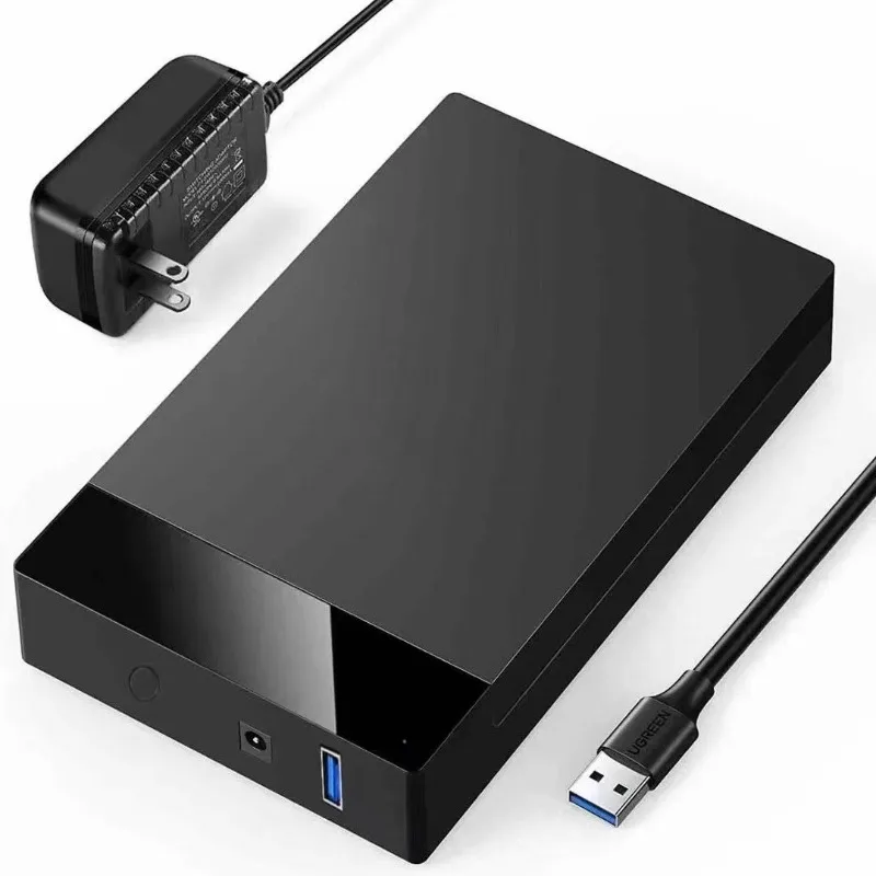 Tool‑Free 2.5/3.5 Inch SATA Hard Disk Enclosure, Hollow Heat Dissipation USB3.0 External HDD SSD Case