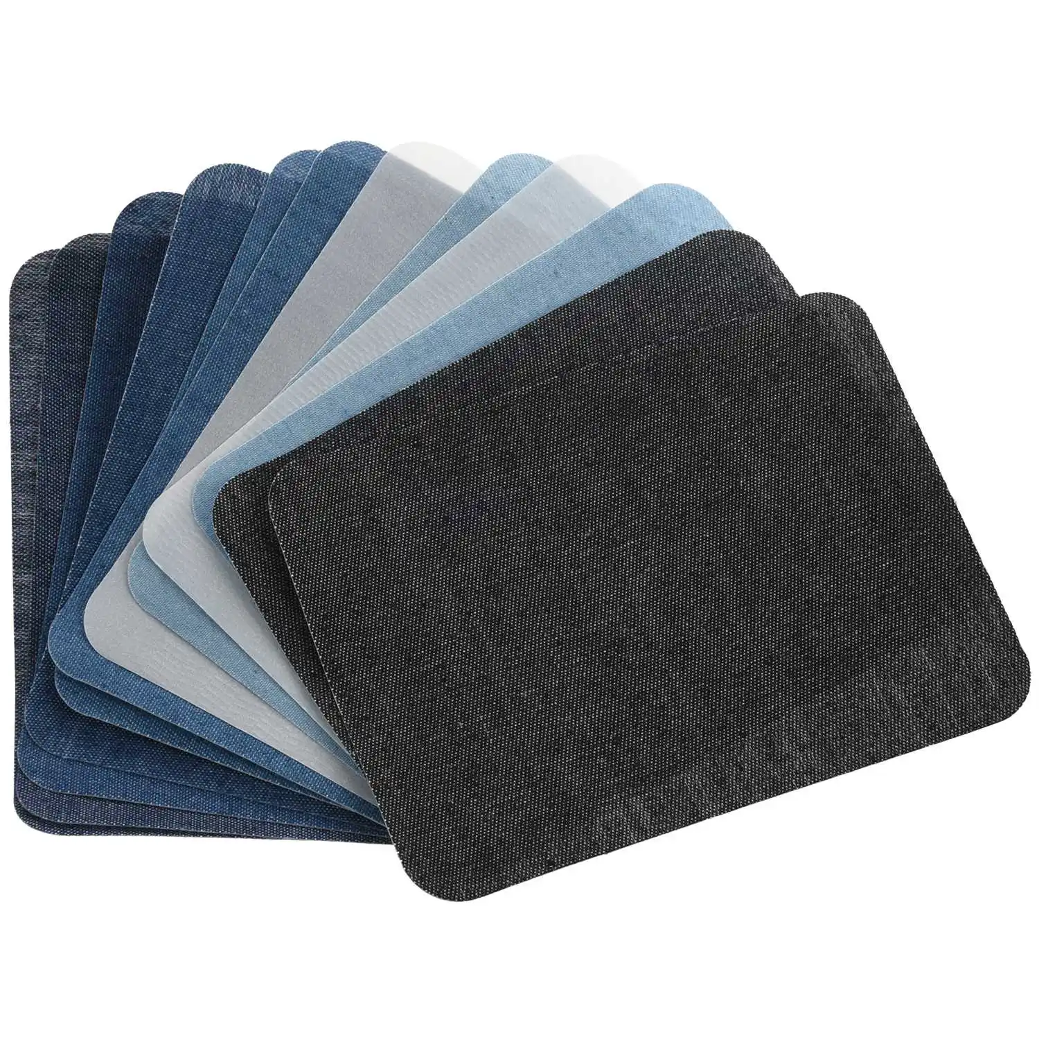 10Pcs Thermal Sticky Iron On Mending Patches Jeans Bag Hat Repair Decor Design